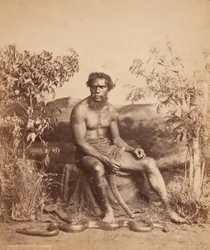 Porträt eines Aborigine-Mannes